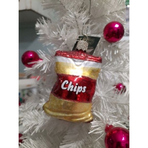 Bag Of Chips Old World Christmas Ornament - Picture 1 of 2
